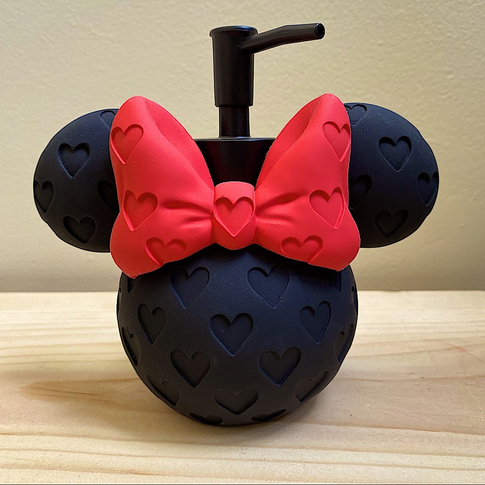 Disney Minnie Mouse Ceramic Bathroom Soap/Lotion Dispenser.